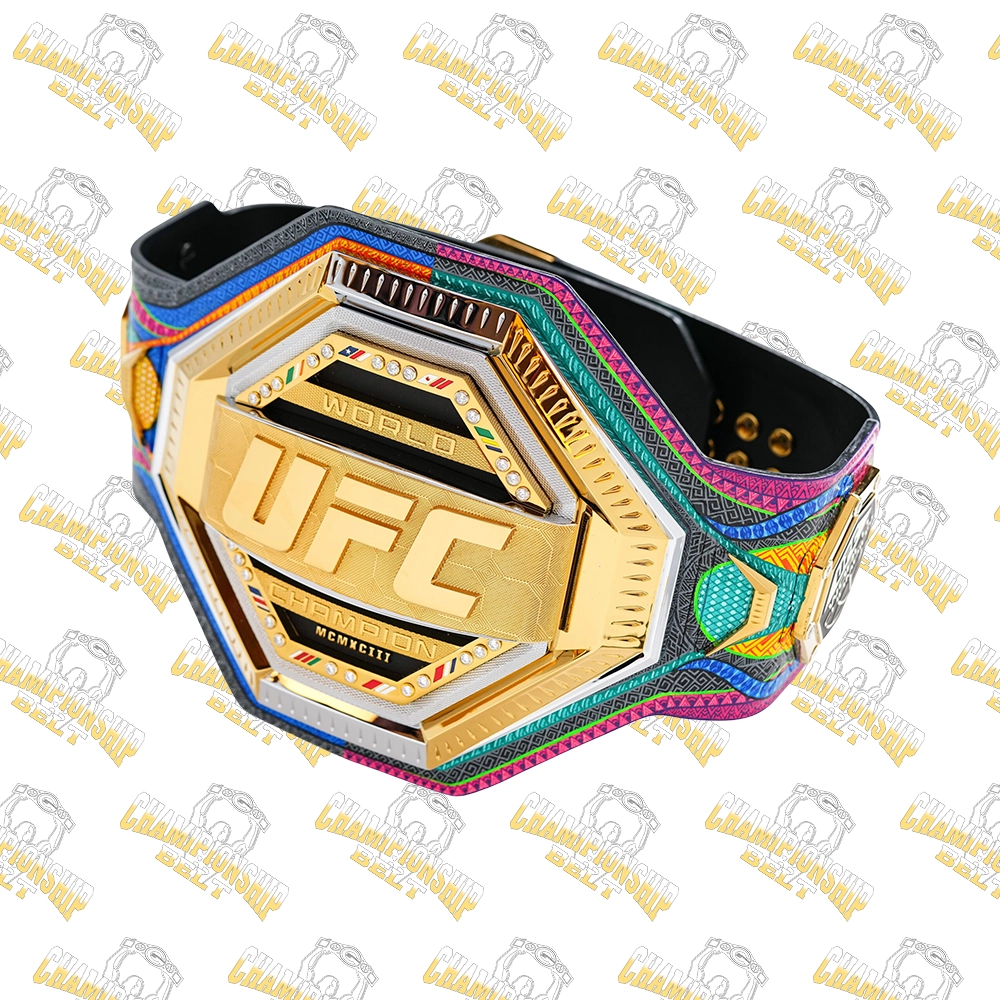 Mexico with Grasso vs Shevchenko UFC Replica Title Belt