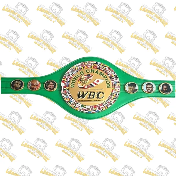 WBC World Boxing Champion Wrestling Title Belt Green