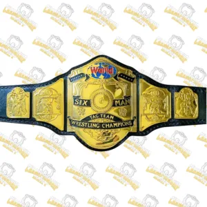 World Six Man Tag Team ROH Championship Wrestling Title Belt