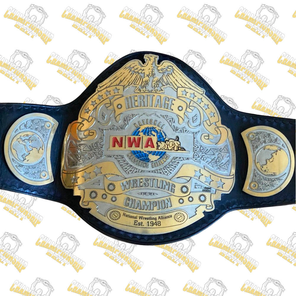 NWA Heritage Wrestling Championship Belt Replica