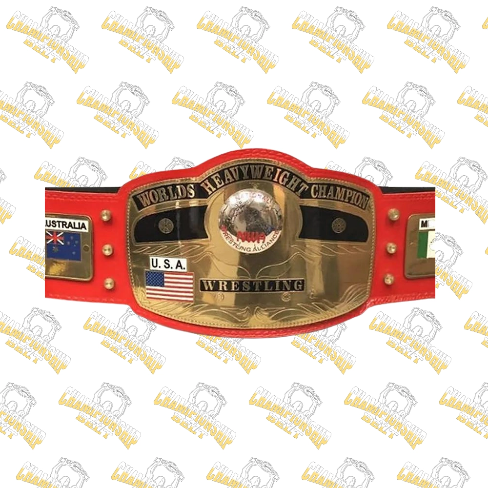New Red Wrestling Championship belt