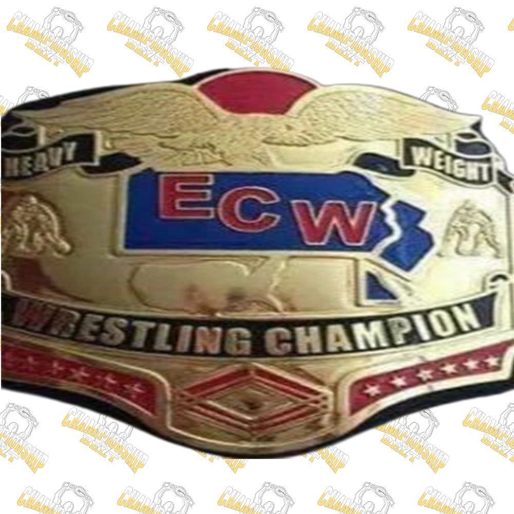 Custom ECW Champion Wrestling Leather Belt