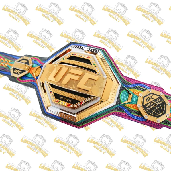 Mexico with Grasso vs. Shevchenko UFC Replica Title Belt