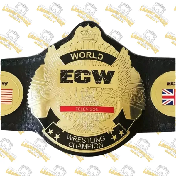ECW World Television Heavyweight Wrestling Championship Replica Title Belt