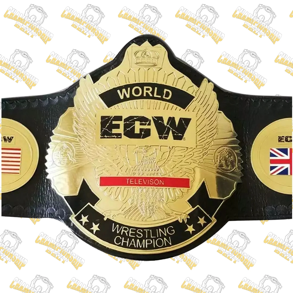 ECW World Television Heavyweight Wrestling Championship Replica Title Belt