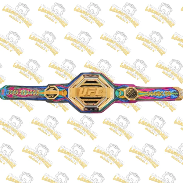 Mexico with Grasso vs. Shevchenko UFC Replica Title Belt
