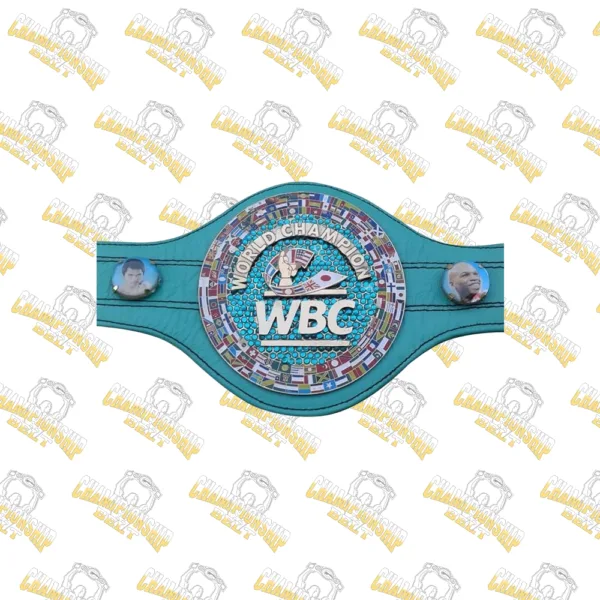 WBC EMERALD Championship Boxing Belt Genuine Leather Replica Mini 72cm Long