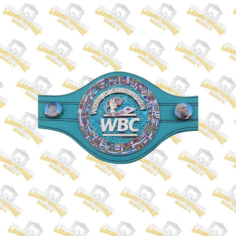 WBC EMERALD Championship Boxing Belt Genuine Leather Replica Mini 72cm Long