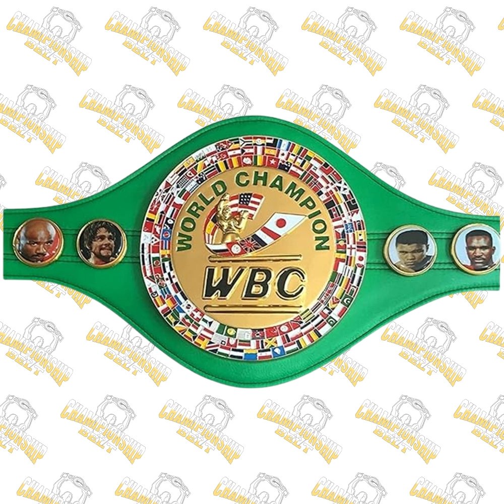 WBC World Boxing Champion Wrestling Title Belt Green