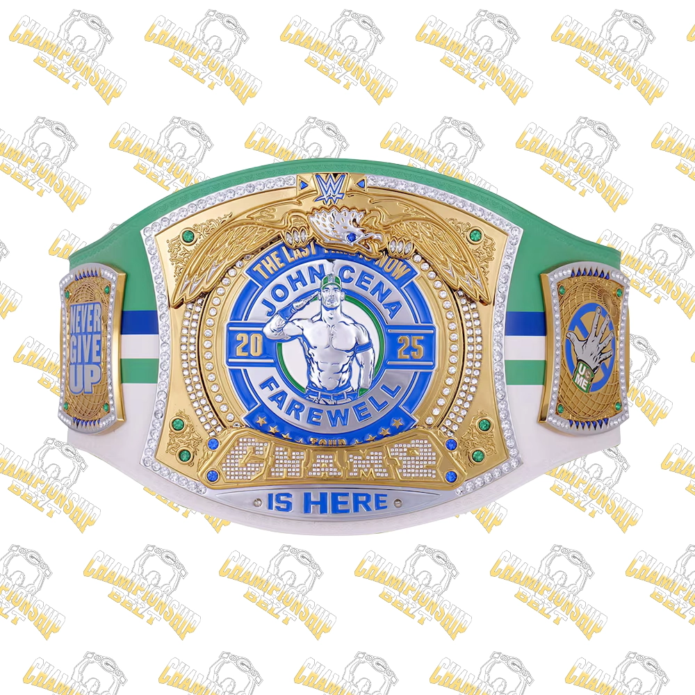 John Cena Farewell Tour 2025 Dallas Spinner Championship Replica Title Belt