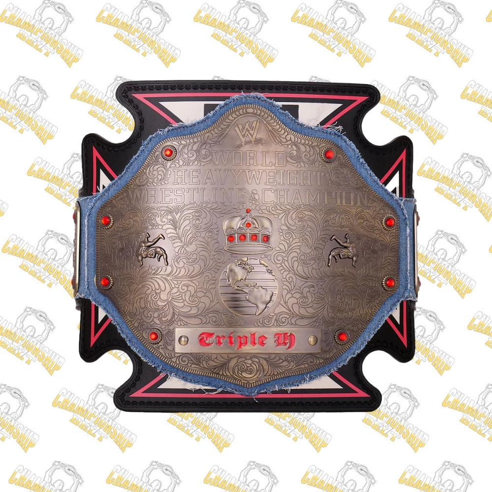Triple H 30 Years Evolution World Heavyweight Championship Title Belt