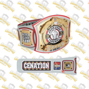 John Cena WWE Autographed Farewell Tour 2025 Dayton Replica Title Belt