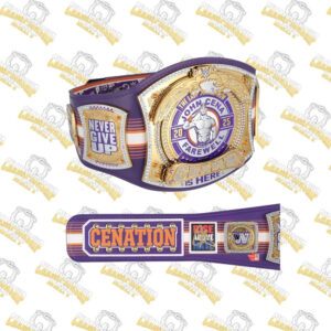John Cena WWE Autographed Farewell Tour 2025 Phoenix Replica Title Belt