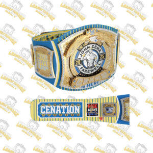 John Cena WWE Autographed Farewell Tour 2025 WrestlePalooza Indianapolis Replica Title Belt