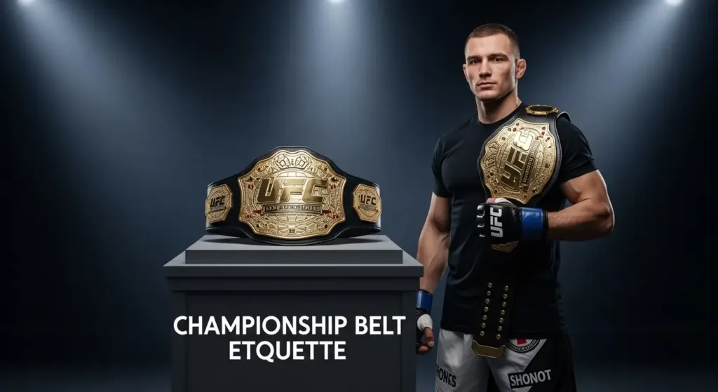 Championship Belt Etiquette