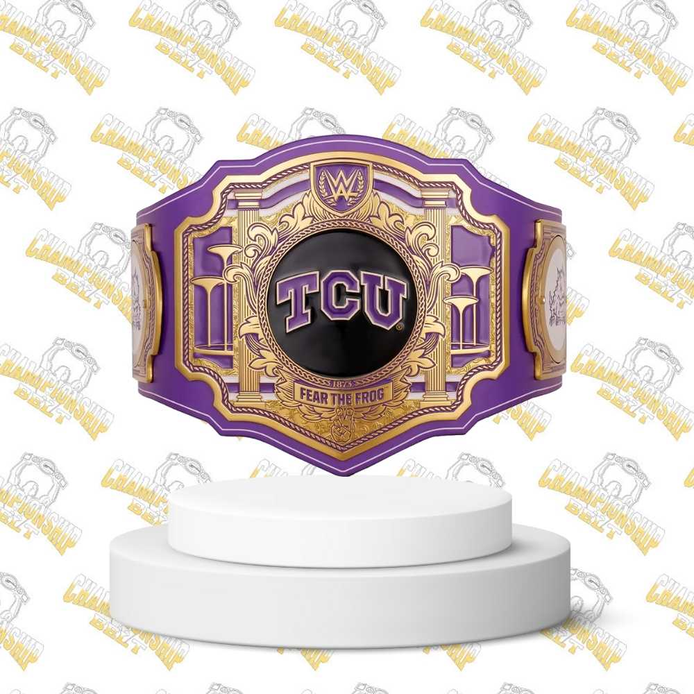 TCU Horned Frogs WWE Legacy Title Belt