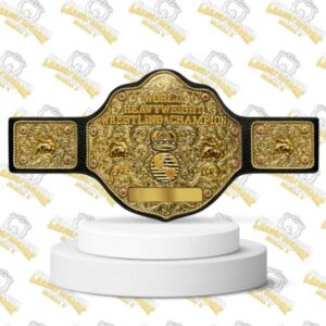 Big Gold Heavyweight Championship Wrestling Replica Title Belt