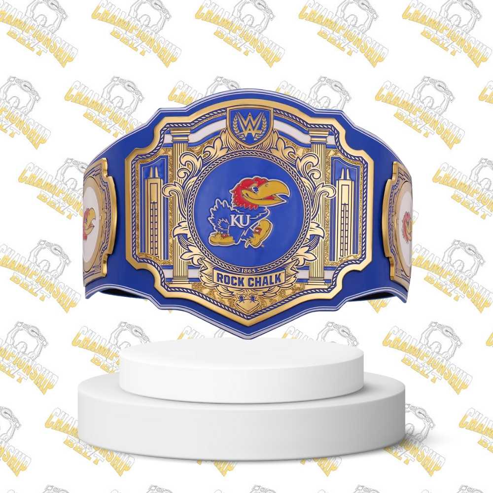 Kansas Jayhawks WWE Legacy Title Belt