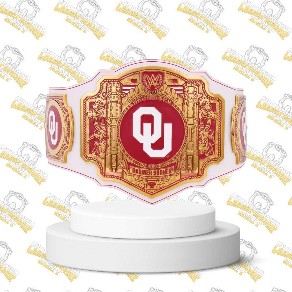 Oklahoma Sooners WWE Legacy Title Belt