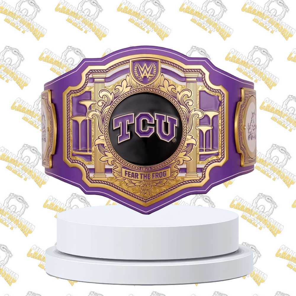 TCU Horned Frogs WWE Legacy Title Belt