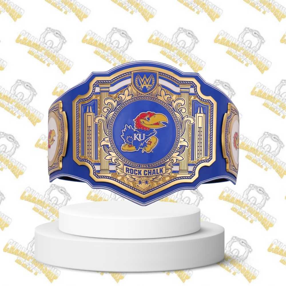 Kansas Jayhawks WWE Legacy Title Belt