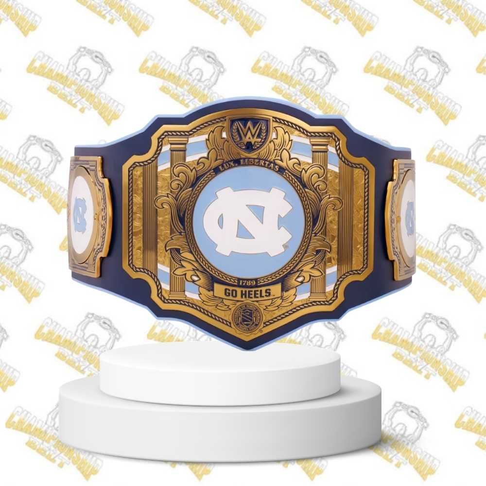 North Carolina Tar Heels WWE Legacy Title Belt