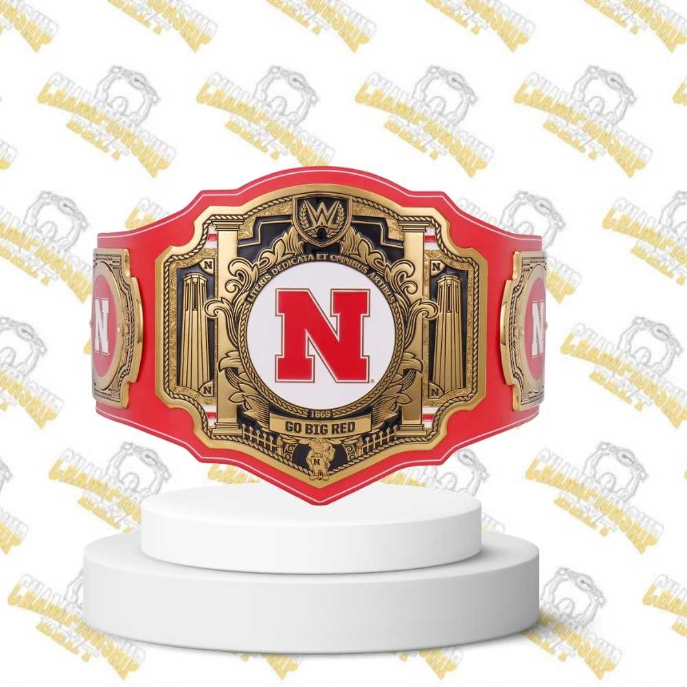 Nebraska Huskers WWE Legacy Title Belt