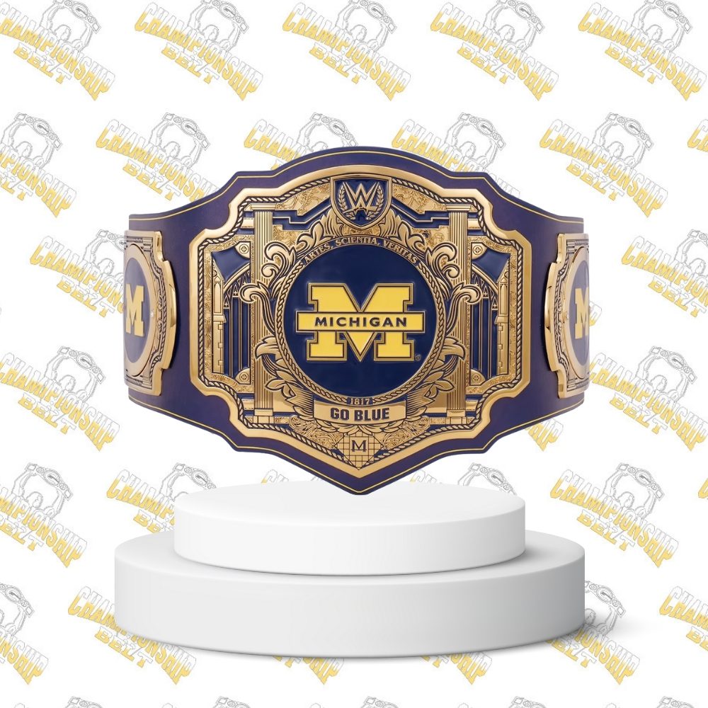 Michigan Wolverines WWE Legacy Title Belt