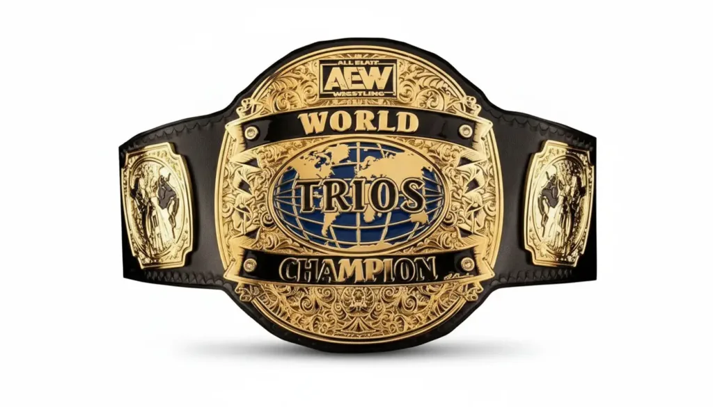 AEW Trios World Wrestling Replica Belt