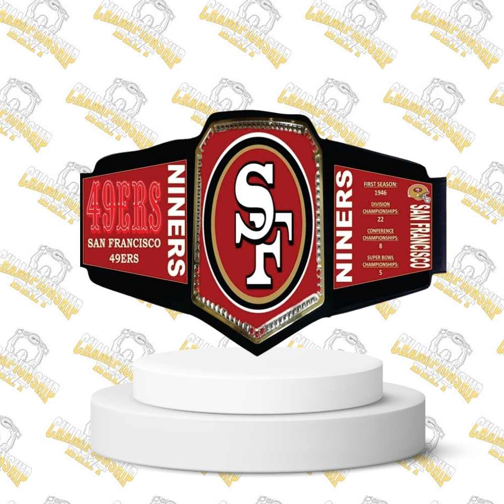 San Francisco 49ers WWE Legacy Title Belt