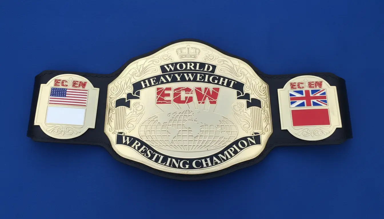 6- ECW World Heavyweight Championship Title Belt