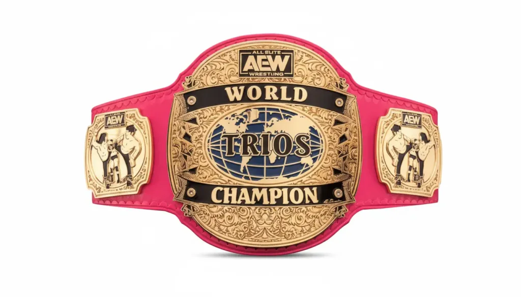AEW World Trios Championship Belt Official Replica