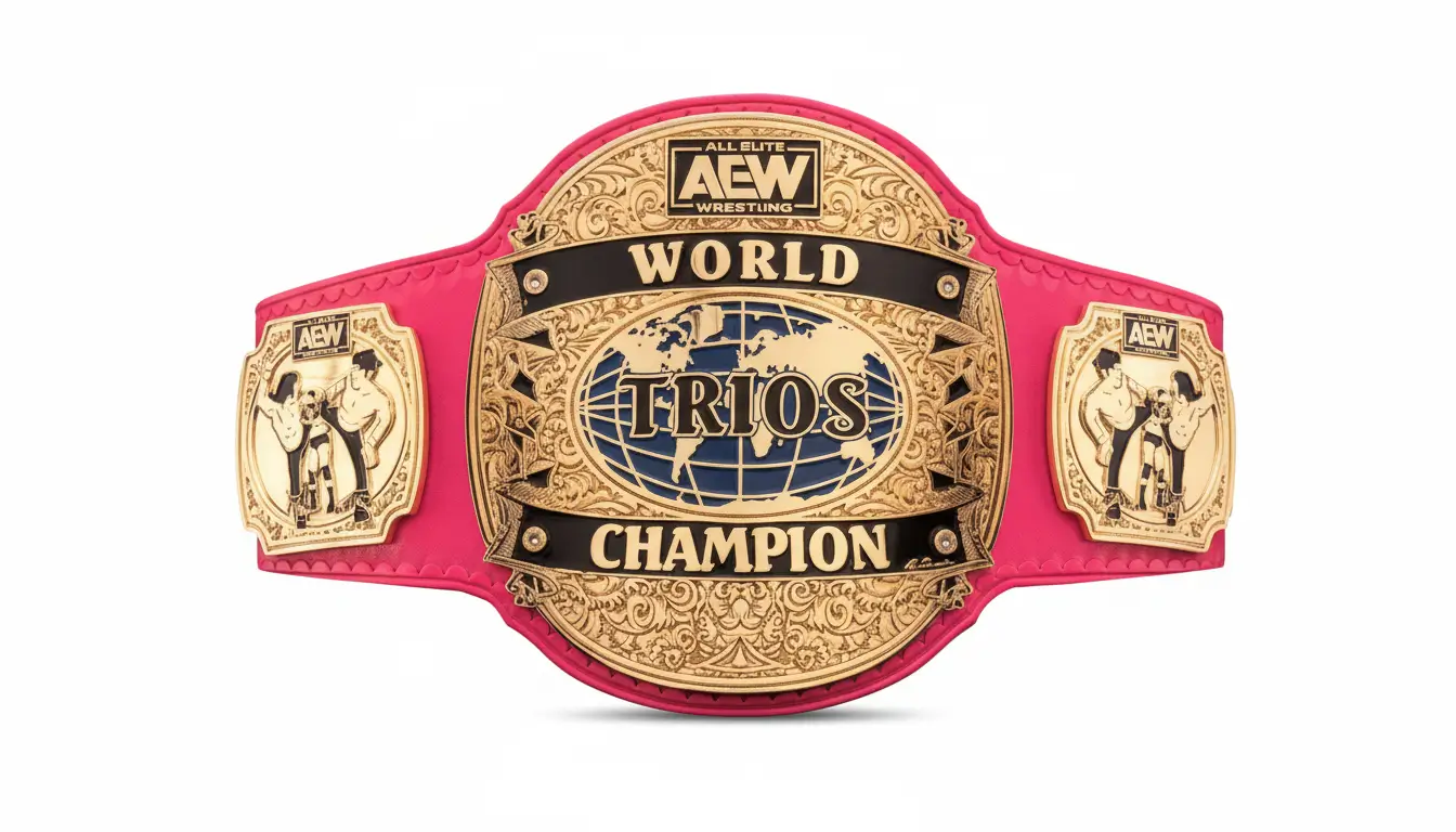 AEW World Trios Championship Belt Official Replica
