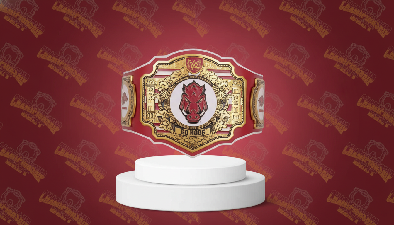 Arkansas Razorbacks WWE Legacy Championship Belt