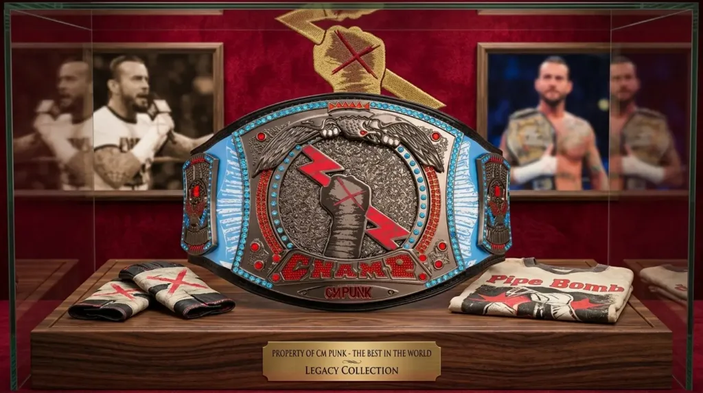 Buy CM Punk 434 Day Record Signature Series Replica Belt