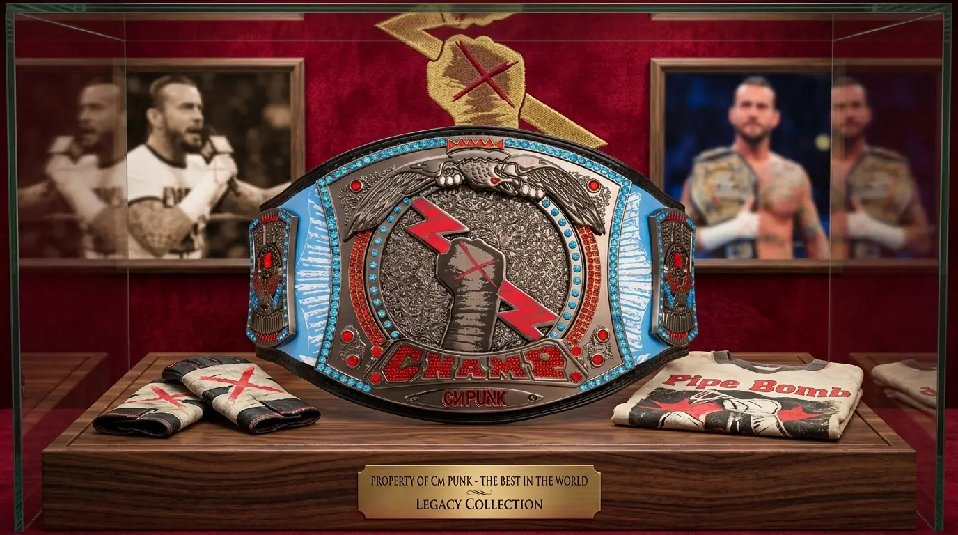 Buy CM Punk 434 Day Record Signature Series Replica Belt