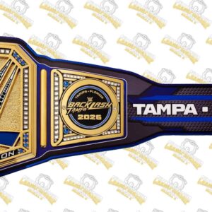 Backlash 2026 Tampa Replica Title Belt