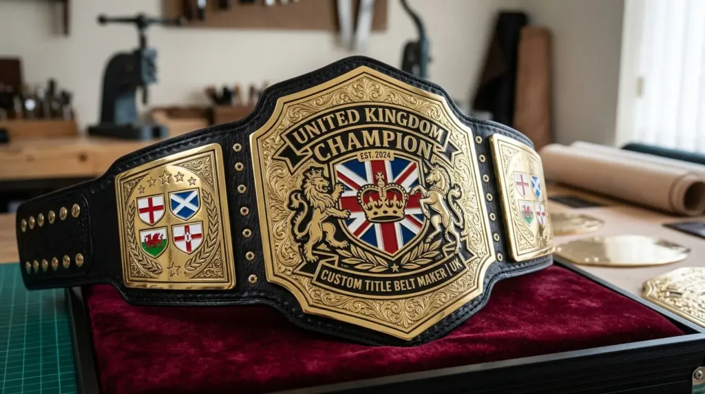 Buy custom title belt maker UK
