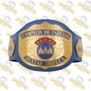 AAA World Mixed Tag Team Championship Replica Title Belt
