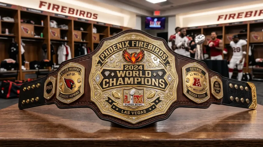 Custom NFL Style Belt UK