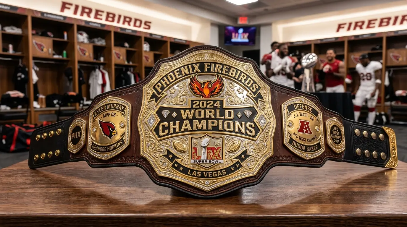 Custom NFL Style Belt UK