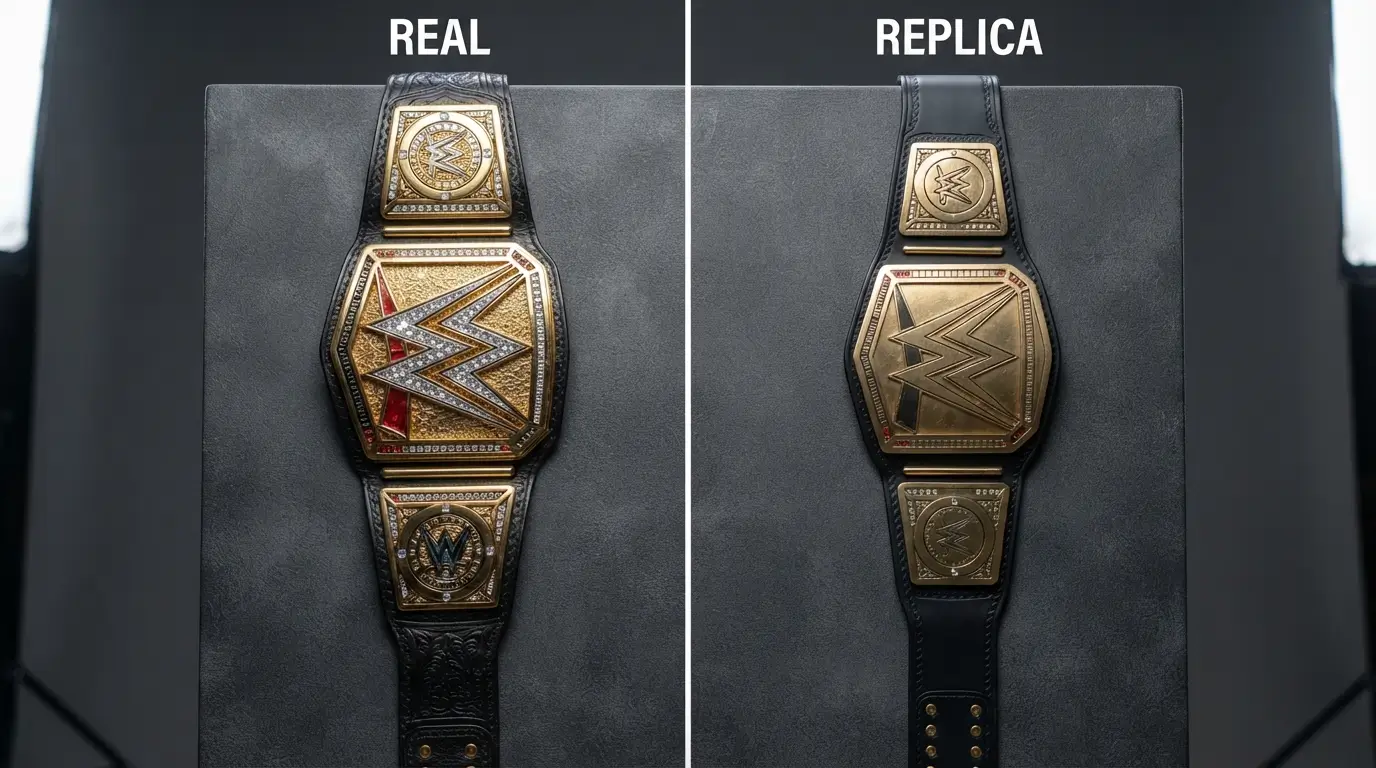 Real vs Replica WWE Belt