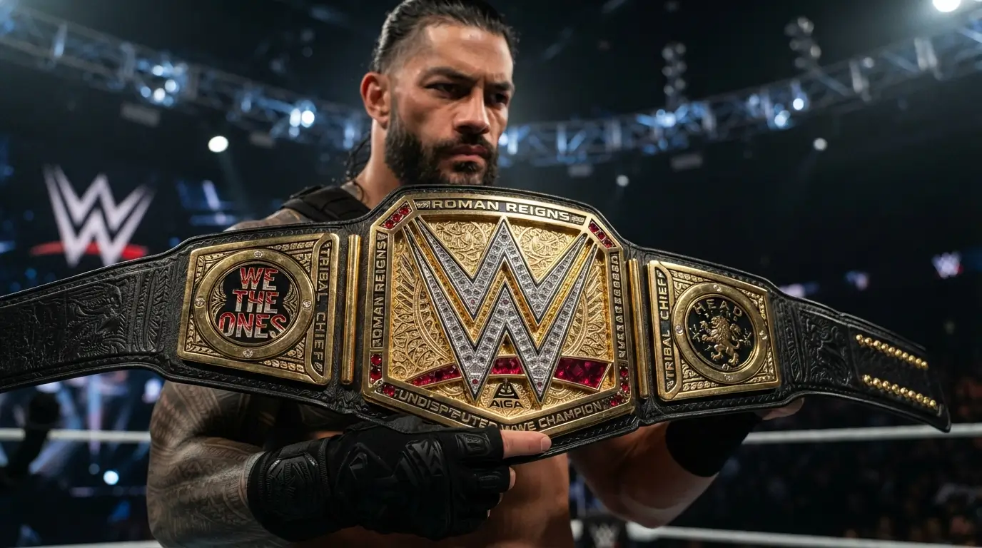 WWE Roman Reigns New Championship Belt
