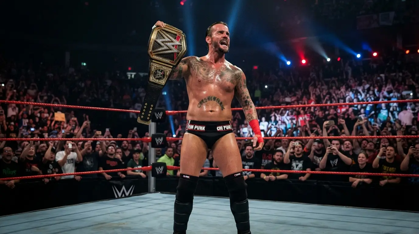 CM Punk WWE Belt