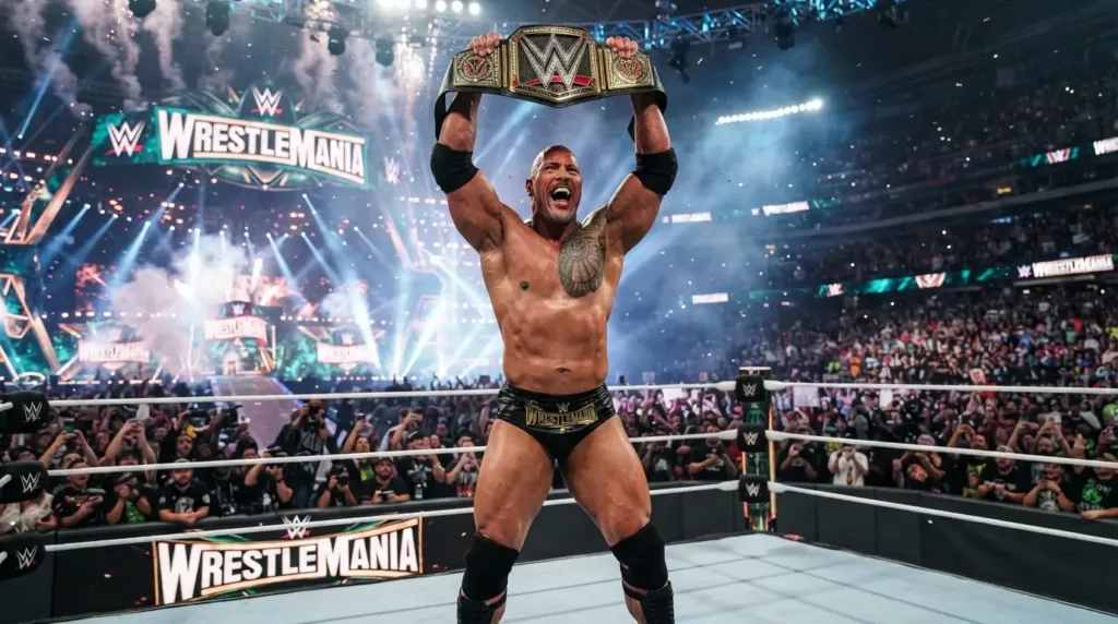 The Rock WWE Belt