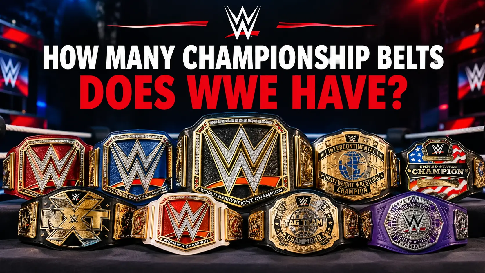 How Many Championship Belts Does WWE Have