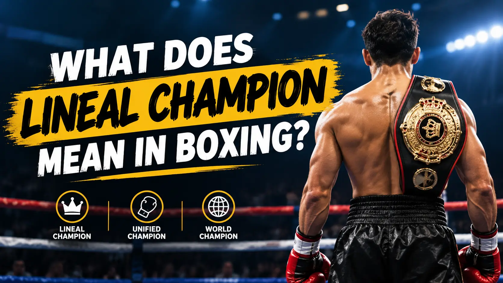 What Does Lineal Champion Mean in Boxing